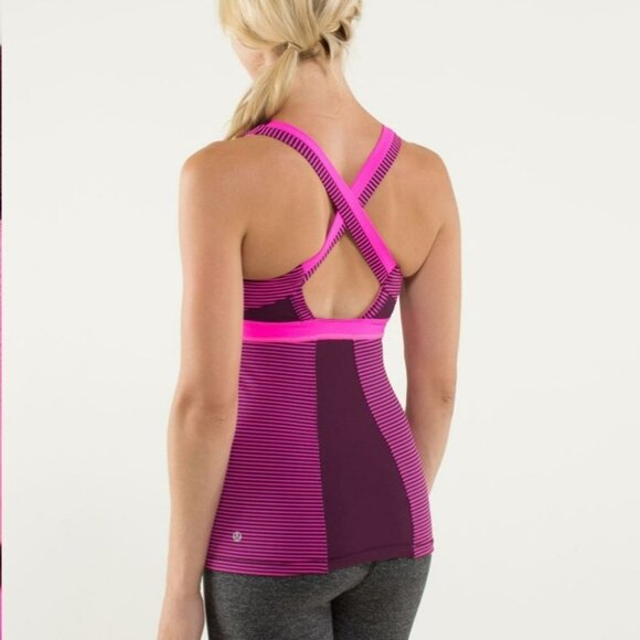 Lululemon Stuff your Bra tank II  raspberry plum - Picture 2 of 16